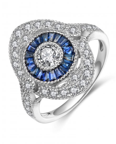 SAPPHIRE DIAMOND RING (TR4213)